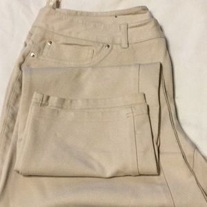 INC khaki boot cut 2 pockets in the back pants